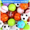 42 Pack Sport Party Favors, Mini Fidget Spinner Sport Ball Toys for Kids Fidget Toys Soccer Baseball for Kids 6-8 8-12 Goodie Bag Stuffers Christmas Birthday Gifts Treasure Box Classroom Prizes view 3