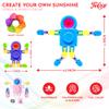 24 Pack Pop Fidget Spinners Party Favors Supplies Prizes for Kids Adults,Sensory Fidget Toys Deformable DIY Chain for Its Stress Relief Easter Basket fillers Pinata Goodie Bag Stuffers Birthday Gifts view 3