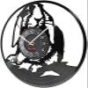 Wall Clock Battery Operated Silent Non-Ticking 12 Inch Rabbit Vinyl Record Wall Clock Bunny Coniglio Slient Wall Watch Nature Lover Themed Nursery Kids Room Animal Hare Easter Decor view 2