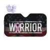 Breast Cancer Warrior Aweareness Ribbon Fashionable Car Sunshade, Effective Sunshade and Good Insulation Effect view 1