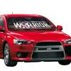 Breast Cancer Warrior Aweareness Ribbon Fashionable Car Sunshade, Effective Sunshade and Good Insulation Effect view 2