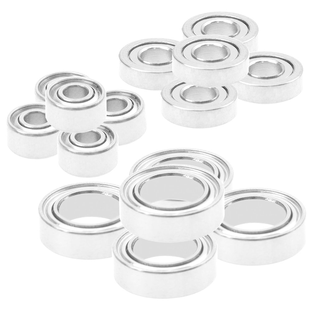 15PCS ShareGoo Ball Bearing Set 3x7x2mm 2x5x2.5mm 6x10x3mm Compatible with Wltoys 1/28 K969 K979 K989-07 K989-08 K989-09 RC Car Upgrade Parts
