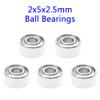 15PCS ShareGoo Ball Bearing Set 3x7x2mm 2x5x2.5mm 6x10x3mm Compatible with Wltoys 1/28 K969 K979 K989-07 K989-08 K989-09 RC Car Upgrade Parts view 3