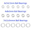 18PCS ShareGoo Ball Bearing Set 4x7x2.5 4x8x3 7x11x3mm Compatible with Wltoys 1/14 144001 RC Car Upgrade Parts view 2