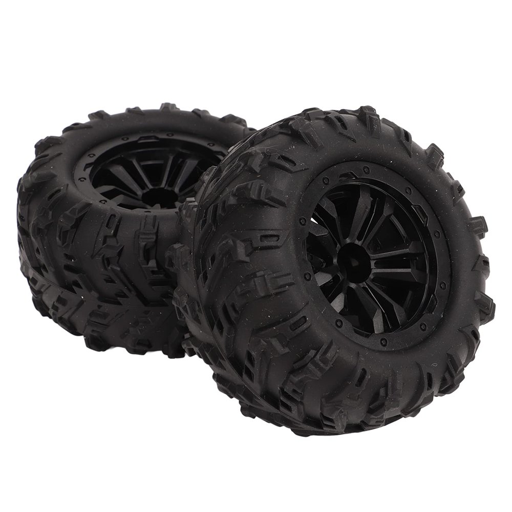 Jerys RC Car Tires, 85mm Diameter Textured 1/16 RC Car Tire Good Grip for SCY 16101 16102 RC Car