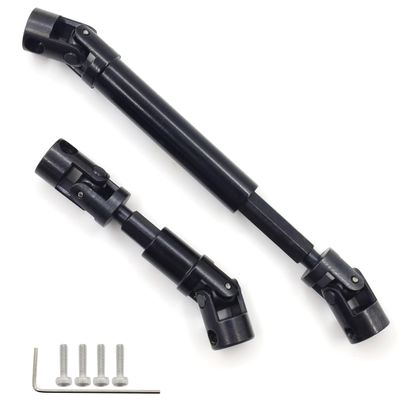 HOPLEX Steel RC Drive Shaft 2Pcs Center Drive Shaft for 1/24 RC Crawler Axial SCX24 Deadbolt AXI90081 Upgrate Part