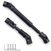 HOPLEX Steel RC Drive Shaft 2Pcs Center Drive Shaft for 1/24 RC Crawler Axial SCX24 Deadbolt AXI90081 Upgrate Part view 1