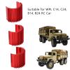 370 Motor Heat Sink, 3pcs Aluminum 370 Brushless Brushed Motor Heat Sink Heatsink Cooling Fins for WPL C14 RC Car(red) view 3