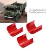 370 Motor Heat Sink, 3pcs Aluminum 370 Brushless Brushed Motor Heat Sink Heatsink Cooling Fins for WPL C14 RC Car(red) view 4