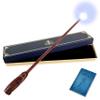 ChampWe Light Up Magic Wizard Wand Rechargeable Illuminating Toy for Kids Witch Collection Cosplay Accessories with Spellbook and Gift Box (Dragon) view 1