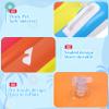 4 Pack Inflatable Pool Floats Fruit Tube Rings, Pool Floats for Kids Inflatable Swimming Rings, Pool Floats Toys, Beach Ball Summer Beach Water Float Party Toys for Kids River Raft Lounge Swim Tube 3+ view 3