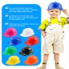56 Pieces Kids Toy Construction Hats Bulk Plastic Construction Hats Worker Hard Hat for Boys Girls Party Supplies view 3