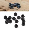 40Pcs RC Wheel Lock Nut Iron M2.5 Hex Accessory Set Kit for 1/18 Climbing Car - and (Black) view 3