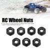 40Pcs RC Wheel Lock Nut Iron M2.5 Hex Accessory Set Kit for 1/18 Climbing Car - and (Black) view 4