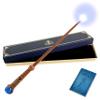 ChampWe Light Up Magic Wizard Wand Rechargeable Illuminating Toy for Kids Witch Collection Cosplay Accessories with Spellbook and Gift Box (Claw) view 1