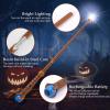 ChampWe Light Up Magic Wizard Wand Rechargeable Illuminating Toy for Kids Witch Collection Cosplay Accessories with Spellbook and Gift Box (Claw) view 2