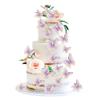 ZpiLkes 30PCS Butterfly Cake Toppers 3D Purple Gold Butterfly Cupcake Toppers Birthday Party Cake Decorations Supplies for Anniversary Wedding Party Baby Shower Wall Decor view 1