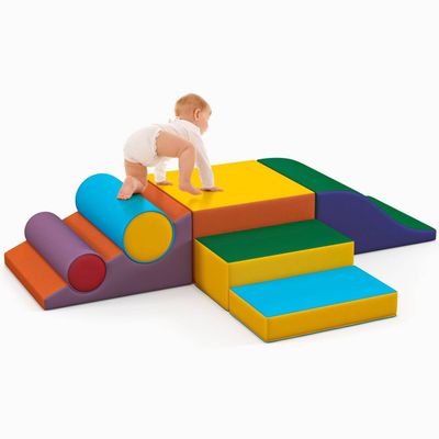 Betterhood Climbing Blocks - Kids Soft Foam Activity Playset - Toddler Soft Couch Climber Gymnastics Equipment for Crawling and Sliding at Home, Preschool