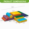 Betterhood Climbing Blocks - Kids Soft Foam Activity Playset - Toddler Soft Couch Climber Gymnastics Equipment for Crawling and Sliding at Home, Preschool view 2