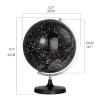 LIOONS Beautiful Globe Constellation Globe Lighting World Globe Fashion Black Globes for Home Office Study Decoration Globe Fine and Clear view 2