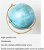 Beautiful Globe Globe with Tripod Wrought Iron Globes Rotatable Metal World Globe for Living Room Study Room Home Decoration Fine and Clear view 3