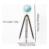 Beautiful Globe Globe with Tripod Wrought Iron Globes Rotatable Metal World Globe for Living Room Study Room Home Decoration Fine and Clear view 2