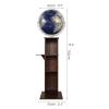 Beautiful Globe Illumination Globe 2 in 1 Bookshelf World Globe Floor Standing Globes for Study, Living Room, Office Geographic Globes Fine and Clear view 2