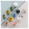 MAHIE Central European Hand-Painted Ceramic Handle European-Style Drawer Cabinet Handle Single Hole American Cabinet Door Handle Cheerfully (Color : 7) view 1