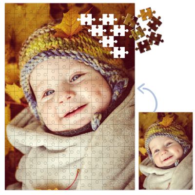DPDP Custom Puzzles Personalized Jigsaw Puzzle 35/70/120/200/300/500/520/1000 Pieces from Photo, Make Your Own Puzzle, Custom Jigsaw Puzzle for Adults & Kids Family, Wedding, Graduation, Gift