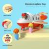 Airplane Toys for Toddlers 1-3, Toys Planes Toys with Sound and Light, Mini Airliner Toys for Introducing Aeronautical Knowledge, Car Toys for 18 Months, 2 3 4 5 Years Old Kids Boys Gift view 2