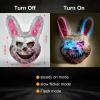 AndTree Halloween Face Mask, Bloody Bunny Rabbit Scary Mask, Halloween Costumes for Cosplay, Scary Costume Party view 2