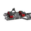 RXZIXYL 1/10 RC Crawler Carbon Fiber Girder 4MM CNC Metal Car Chassis Frame Body Kit Parts for Axial SCX10 II Rock Off Road Truck (Black) view 3