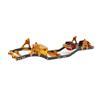 RXZIXYL 1/10 RC Crawler Carbon Fiber Girder 4MM CNC Metal Car Chassis Frame Body Kit Parts for Axial SCX10 II Rock Off Road Truck (Golden) view 1