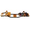 RXZIXYL 1/10 RC Crawler Carbon Fiber Girder 4MM CNC Metal Car Chassis Frame Body Kit Parts for Axial SCX10 II Rock Off Road Truck (Golden) view 2