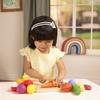 B. toys  Chop 'n' Play  Wooden Fruits & Veggies  Pretend Play Playset  Sliceable Play Food for Toddlers, Kids  Play Knife & Cutting Board  2+ Years view 2