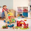 Battat  Wooden Activity Walker  9 Educational Activities  Learning & Walking Toy for Toddlers  Stand, Push, Walk  1 Year +  Farm Theme view 3