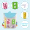 Busy Board - Toddler Backpack with Buckles and Learning Activity Toys - Develop Fine Motor Skills and Basic Life Skills - Learn to Tie Shoes - Children's Travel Toy (Grey) view 3