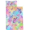 Datura home Space Nap Mat - Watercolor Butterfly Sleeping Bag with Removable Pillow - Daycare and Sleepovers Preschool Kindergarten Bedding Set for Kids Toddler Boys Girls (50"x21" Butterfly) view 4