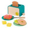 B. toys  Mini Chef  Toaster Playset  Pretend Play Breakfast Playset  14 Pieces Brunch Set  Pop  Up Toast & Sounds  3+ Years view 1