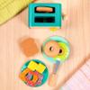 B. toys  Mini Chef  Toaster Playset  Pretend Play Breakfast Playset  14 Pieces Brunch Set  Pop  Up Toast & Sounds  3+ Years view 4