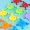 12Pcs Jumping Frog Toy, Press Frog Toy Colorful Frog Jumping Toys Finger Pressing Leaping Frogs with Bucket, Kids Party Favors Novelty Frogs Jumping Frog Bouncing Toy Set (Transparent Bucket) view 4