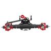 RXZIXYL CNC Aluminum Diamond-Shaped Aluminum Alloy Complete Front & Rear Axle for 1/10 RC Crawler Truck Axial SCX10 II 90046 90047 (RD Front Rear Axle) view 2