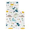 Datura home Space Nap Mat - White Dinosaur Sleeping Bag with Removable Pillow - Daycare and Sleepovers Preschool Kindergarten Bedding Set for Kids Toddler Boys Girls (50"x21" White Dinosaur) view 3