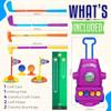 ToyVelt Toddler Golf Set - Kids Golf Clubs with 6 Balls, 4 Sticks, 2 Practice Holes & a Putting Mat - Fun Learning Toy That Promotes Motor Skills - Great Toddler (Purple) view 2