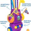 ToyVelt Toddler Golf Set - Kids Golf Clubs with 6 Balls, 4 Sticks, 2 Practice Holes & a Putting Mat - Fun Learning Toy That Promotes Motor Skills - Great Toddler (Purple) view 4
