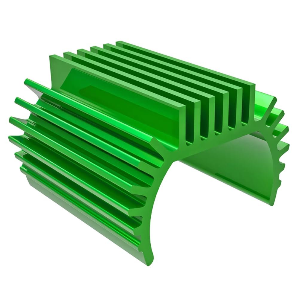 Traxxas 9793-GRN Heat Sink, Titan 87T Motor (6061-T6 Aluminum, Green-Anodized)