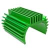 Traxxas 9793-GRN Heat Sink, Titan 87T Motor (6061-T6 Aluminum, Green-Anodized) view 1