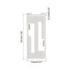 uxcell 20pcs Servo Extension Cable Clips Buckle Wire Fixed Lock Plug Connector Cord Anti-Loose Snaps White for DIY RC Aircraft Boat Model view 3