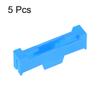 uxcell 5pcs Servo Extension Cable Clips Buckle Wire Fixed Lock Plug Connector Anti-Loose Snaps Blue for DIY RC Aircraft Boat Model view 2
