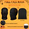 2 Pcs Halloween Kids Faceless Mask and Gloves Costume Set Full Face Mask Full Finger Spandex Gloves for Masquerade Cosplay view 2